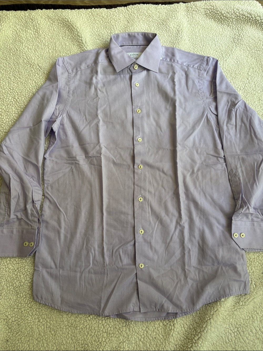 Eton Men's Light Purple Dress Shirt - Classic Button-Down